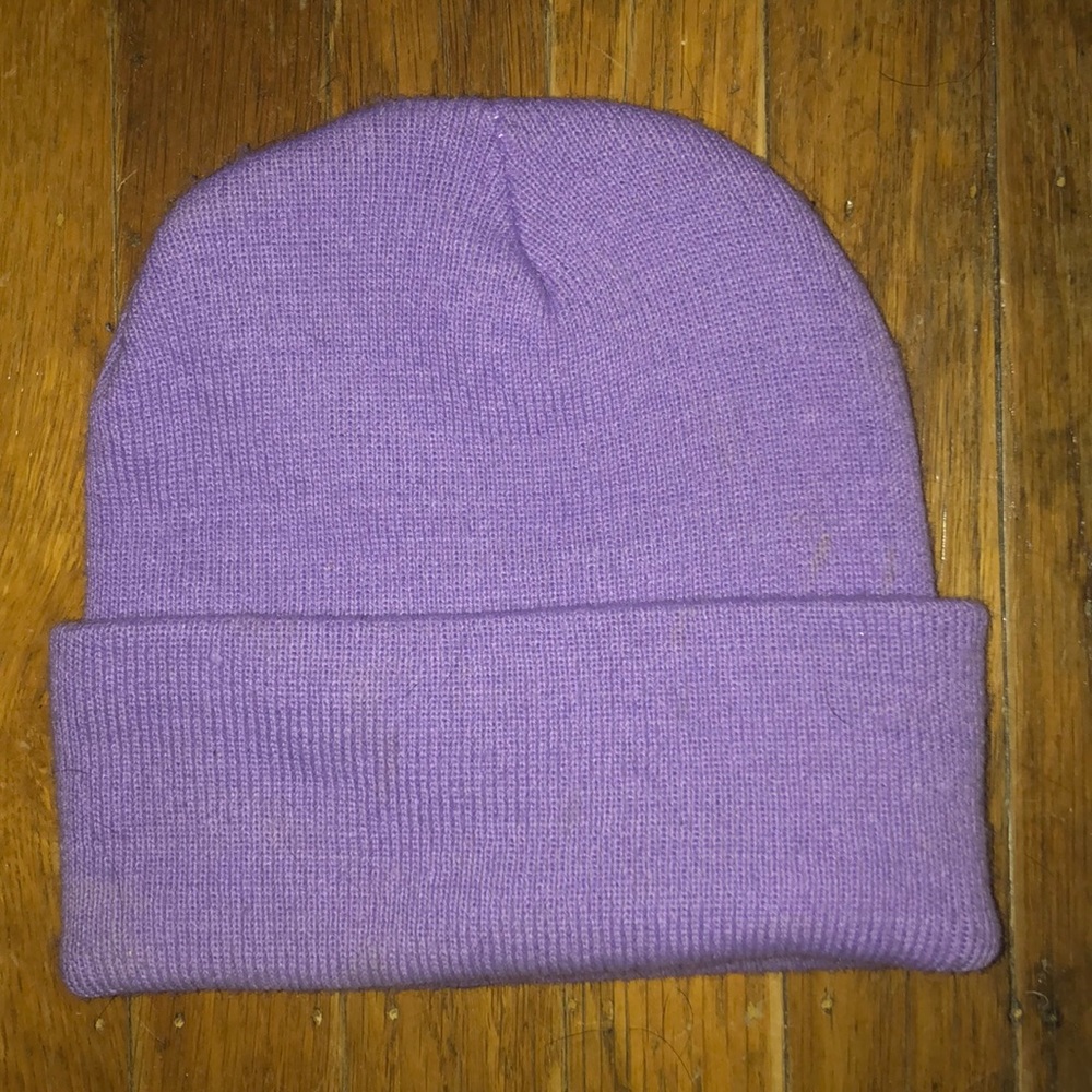 lavender beanie